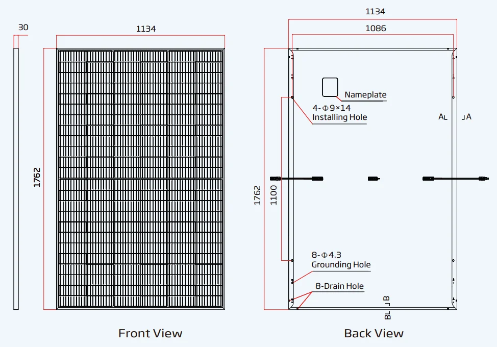 Trina solar panel Tsm de19 de18 405w 410w 415w  mono solar panel price Trina solar module manufacture