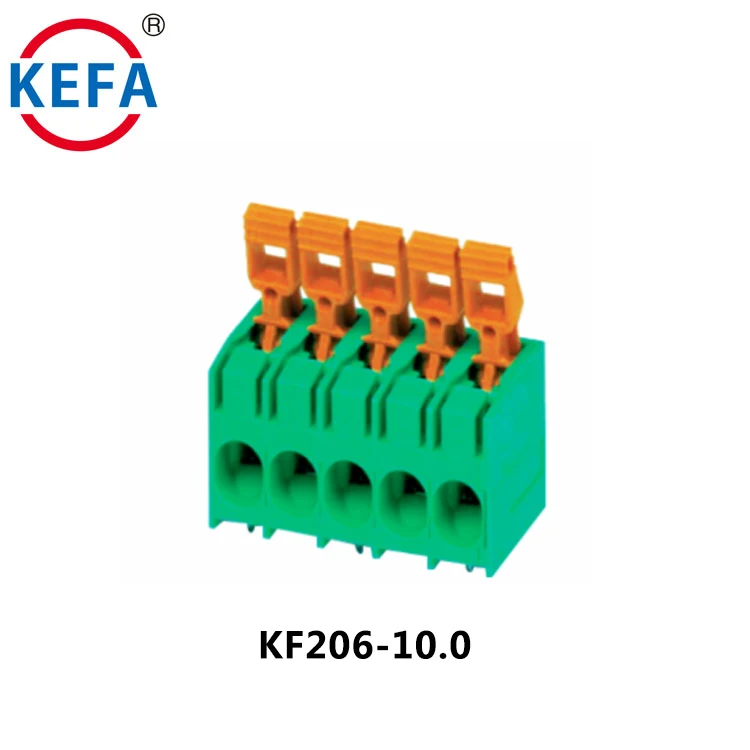 Phoenix KF206-10.0 高品質PCBスプリングターミナルブロック ネジなしワイヤターミナルコネクタの交換用