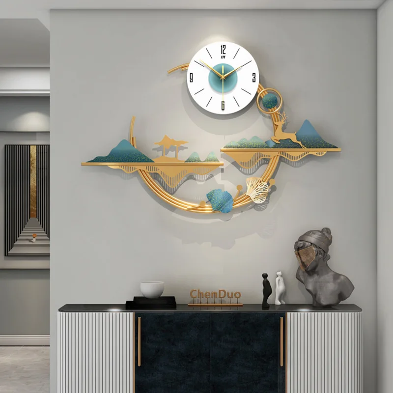 2022 Newly wall Clocks For Home Office - Metal Handmade Creative Wall Clocks