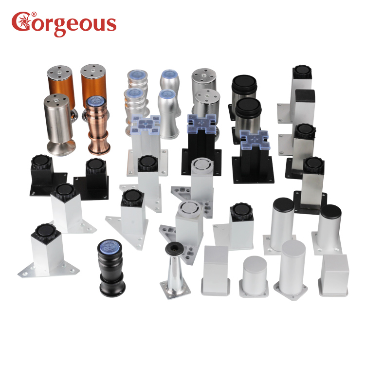 Furniture Chrome Sofa Leg Decorative Metal Durable Modern School Furniture Accessories for Cabinet Leg