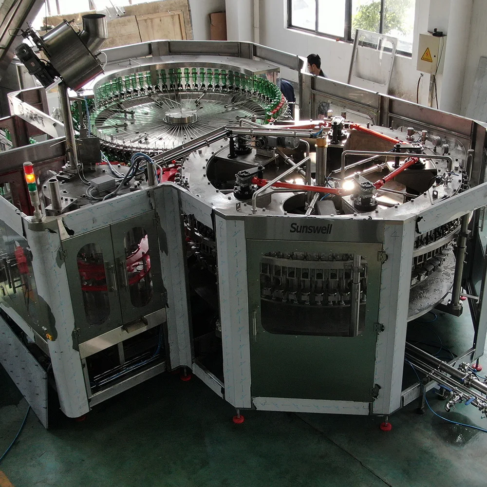 Высокоскоростная автоматическая машина для розлива пива в бутылки