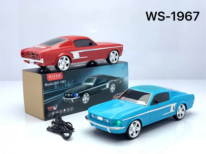 WSTER WS-1955 クラシックカー型スピーカー水色 car-speaker-1955-bt.jpg?fitin=