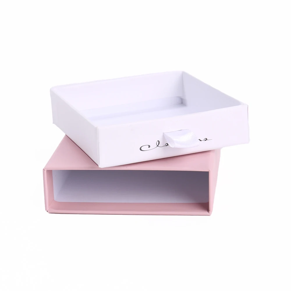 Custom Eco-Friendly Rigid Box Recycled Paperboard Four-Color Printing UV Coating for Jewelry Packaging OEM Luxury Gift Box