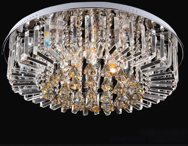Decorative Hanging Round Modern Ceiling Lamp Crystal Ceiling Light Led Ceiling Light ETL60124