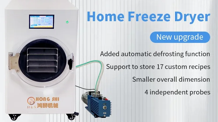 1kg 2kg 3kg 4kg 10lbs Small Mini Home Laboratory Vacuum Food Freeze ...