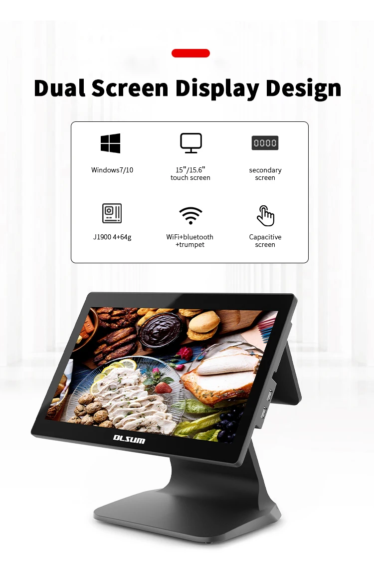 Tp Pos Pro Software DLSUM-TP Pos System - Smart 15.6 Inch LCD Screen Intel Core