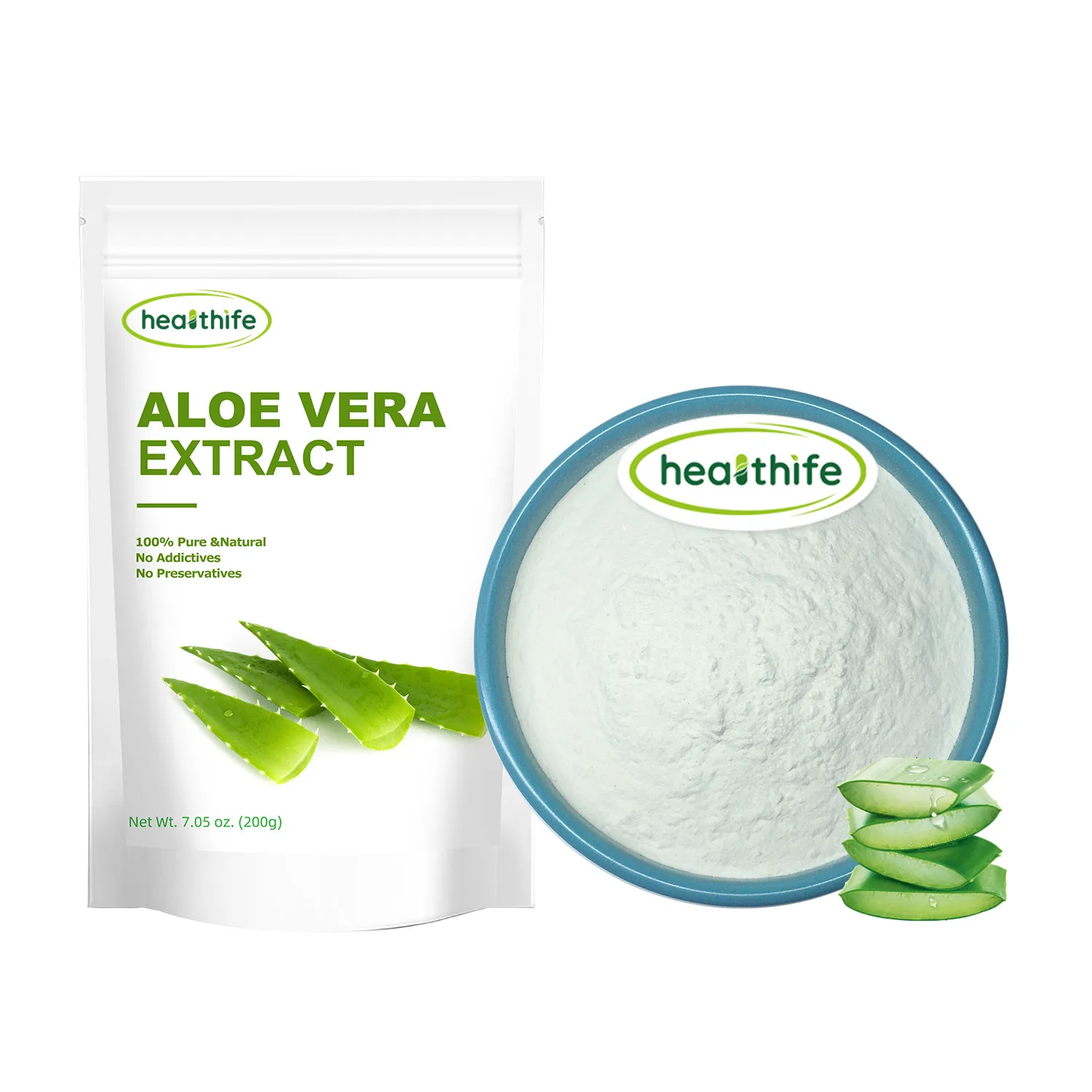 Hot Sell Gefrier getrocknetes 200:1 Bio-Aloe-Vera-Gel pulver