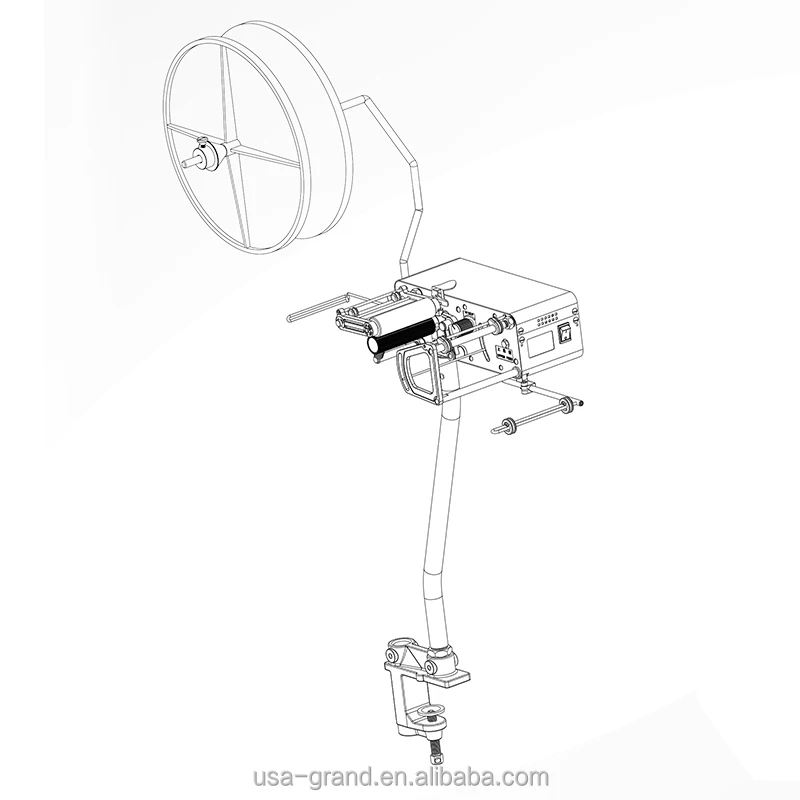 Universal Type Upper Tape Feeder Machine GFU-1 for Industrial Sewing ...