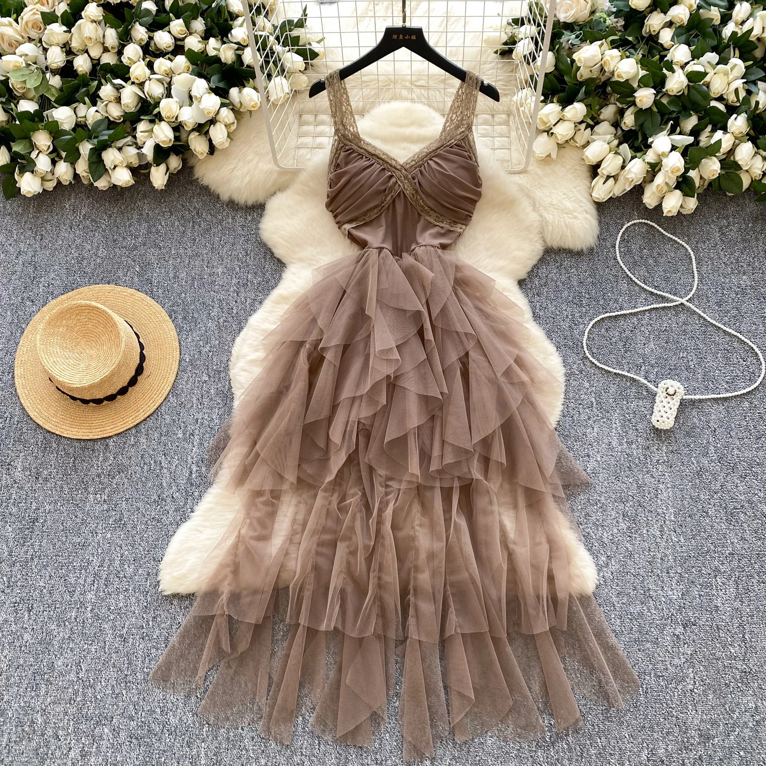 casual mesh dress elegant casual party womens mesh dress