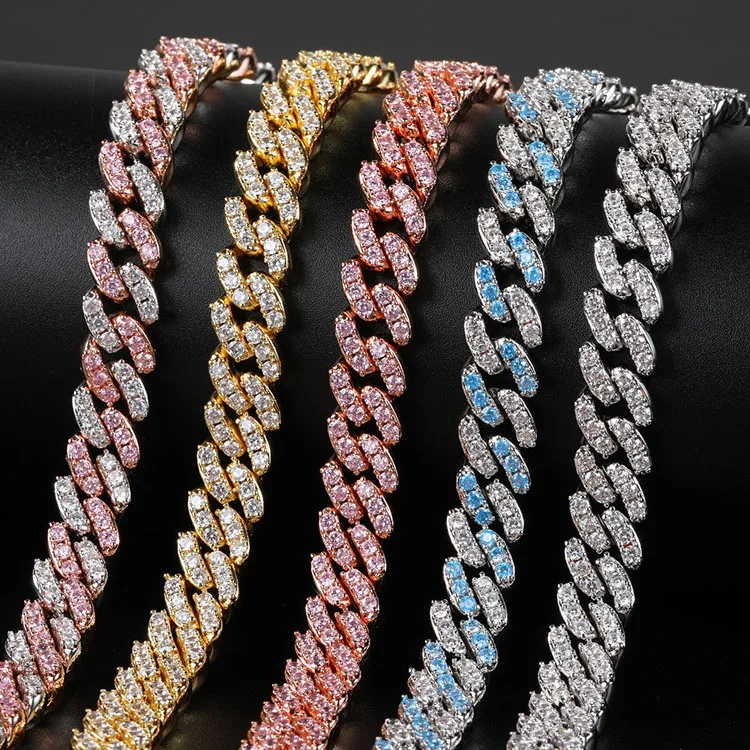 Cz Diamond Tennis Chain Necklace 