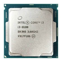 LGA 1151 i3 8100 Used CPU for Intel Core i3-8100  3.6GHz Quad-Core Quad-Thread Processor 6M 85W for desktop