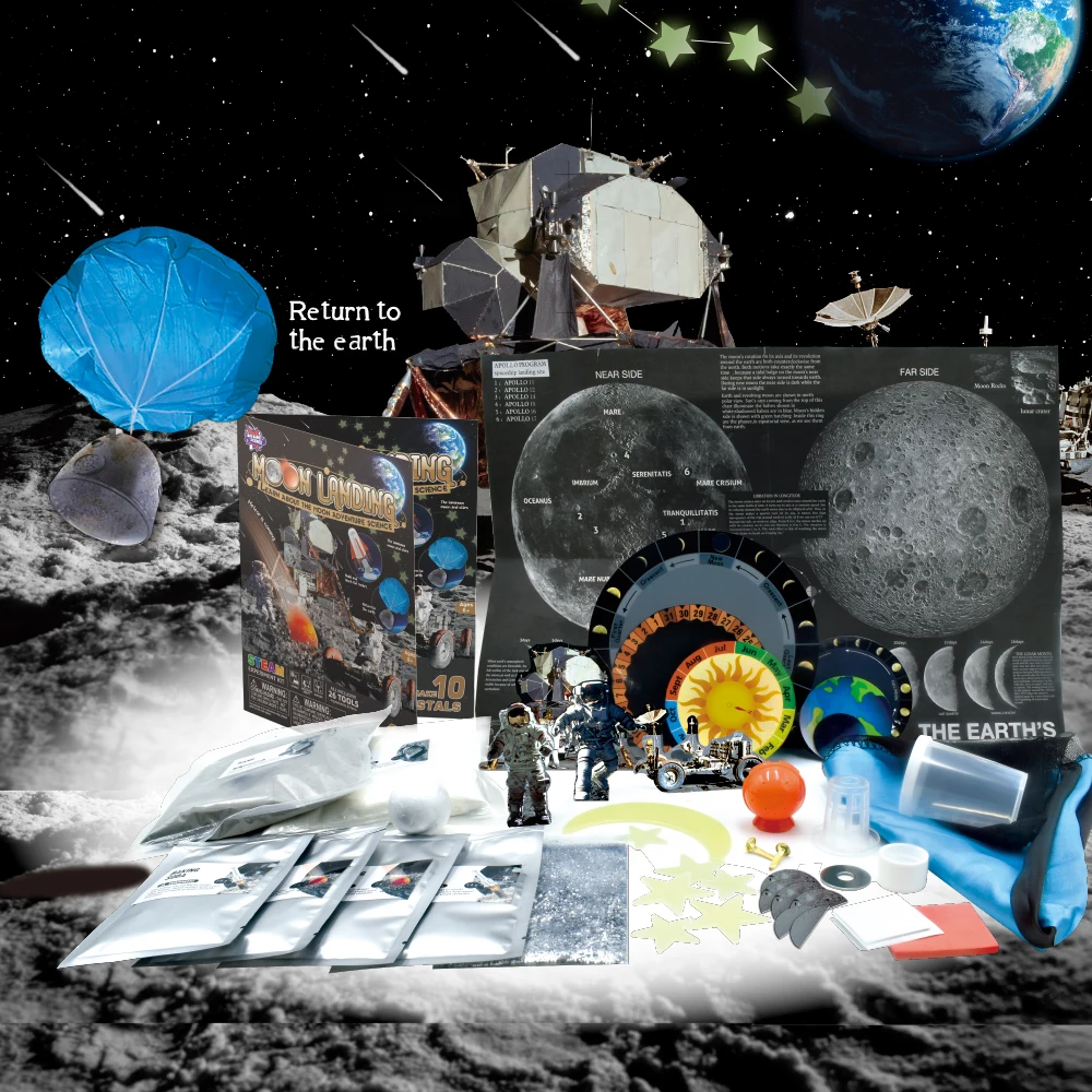 BIG BANG SCIENCE STEM Science Kit of Moon Landing Astronomy Learning Toy for Kids