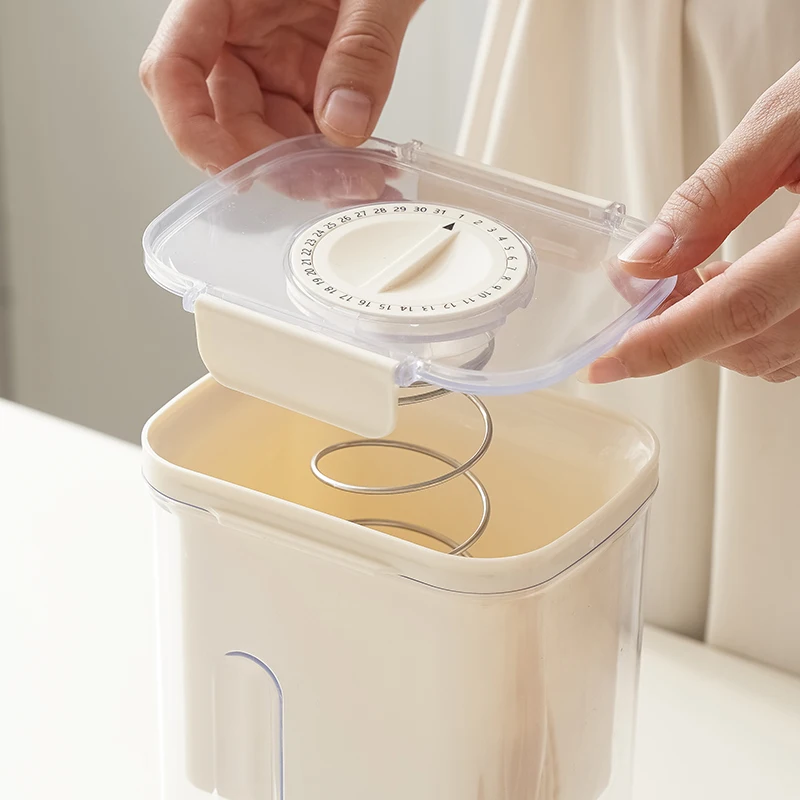 Concise Reusable Plastic Yogurt Filter Refrigerated for Moisture and Drain Natural Whey Separator for Food