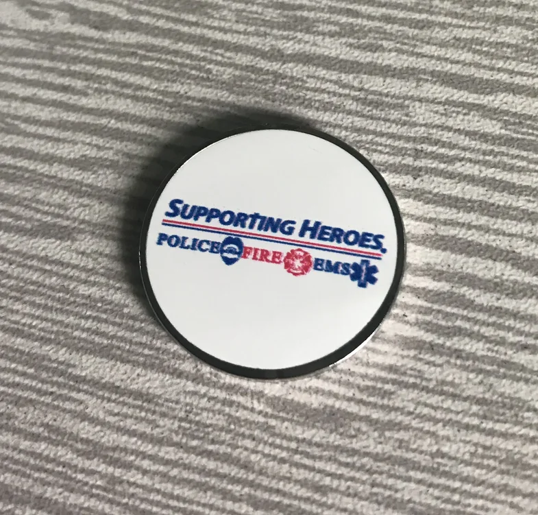 Custom Various Design Metal Ball Markers Golf Accessory With Your Own Logo Magnetic Alphabet Golf Ball Marker supplier