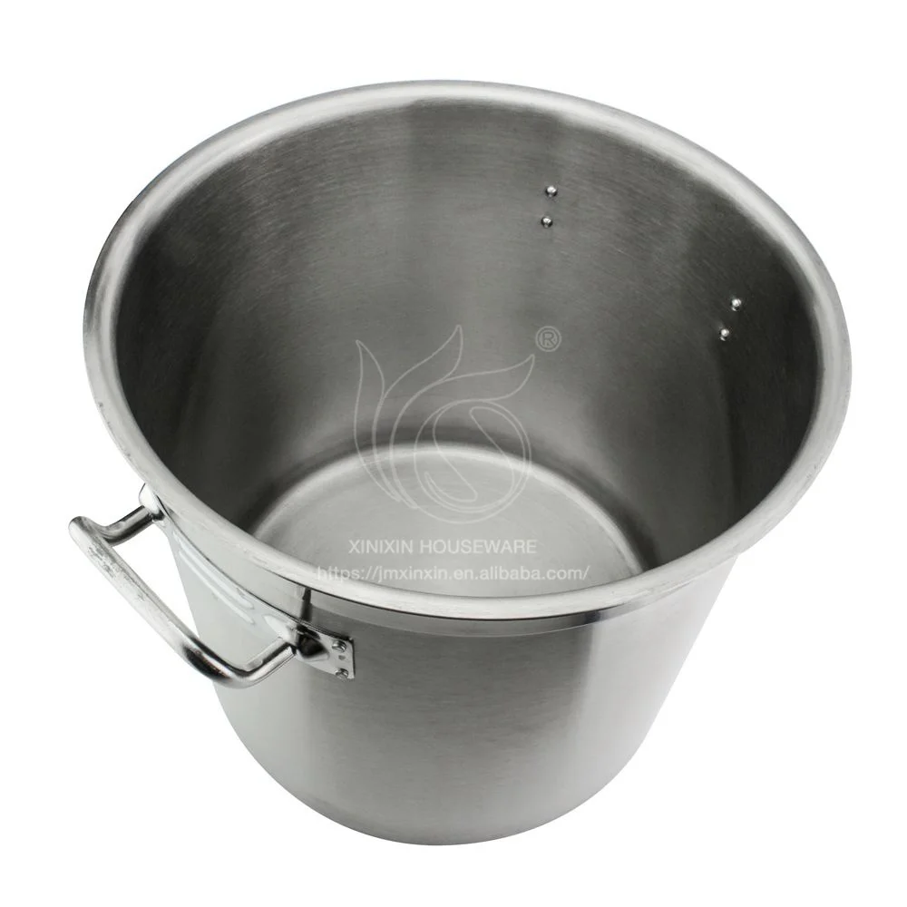 Restaurant Customization Commercial Nonstick Cooking Pots Set of Stainless Steel Pot Convenient Big Cooking Pot Set Stockpot