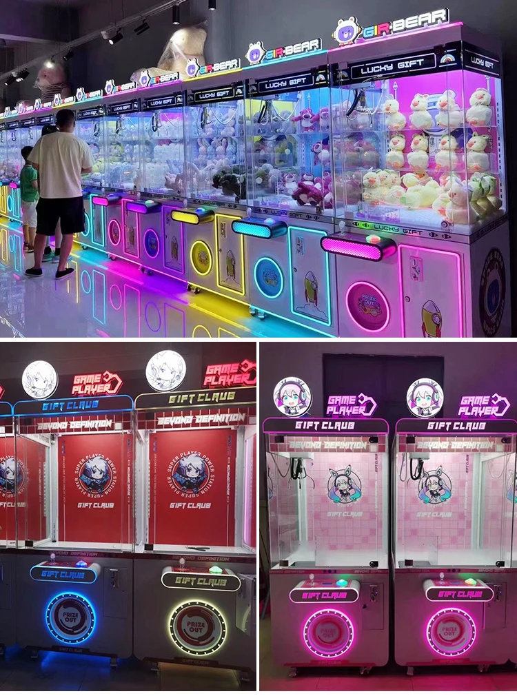 Mini Claw Coin Operated Gift Vending Machine Custom Arcade Plush Toy