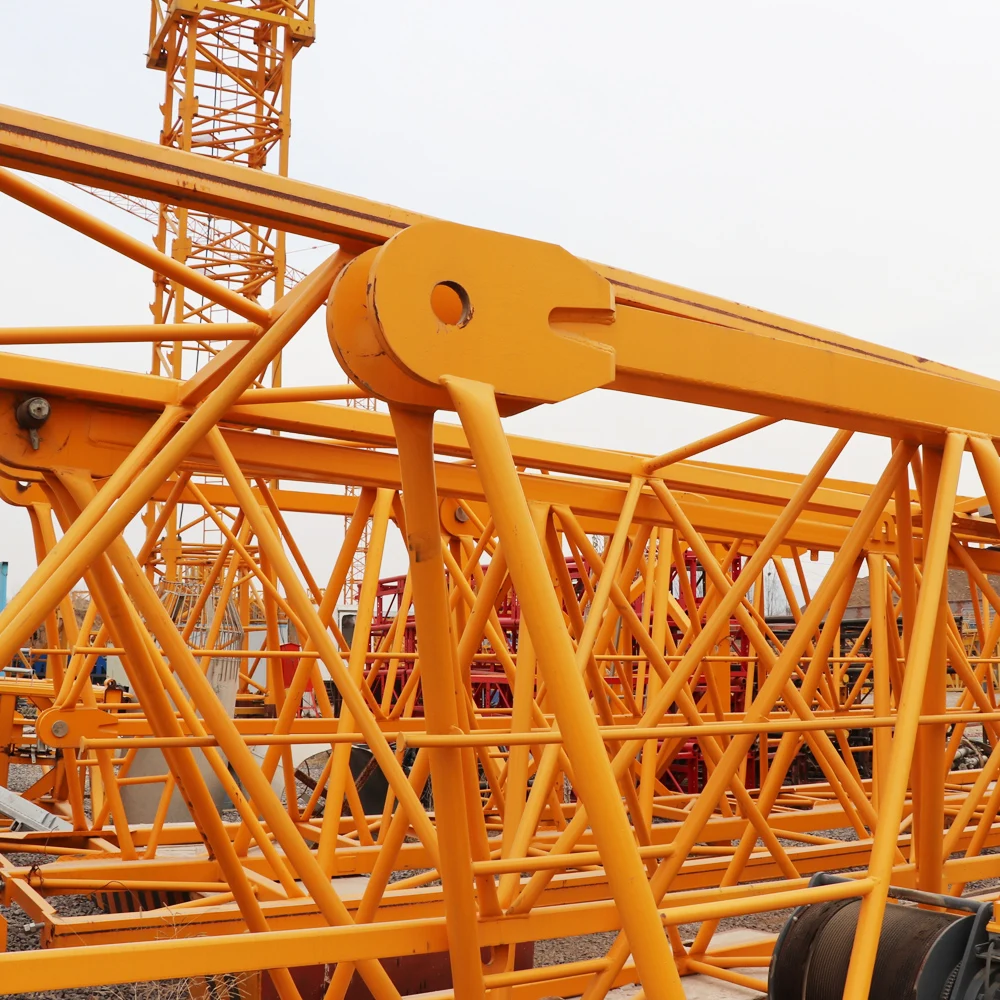 High Quality Luffing Used Tower Crane QTZ6015 10 Ton
