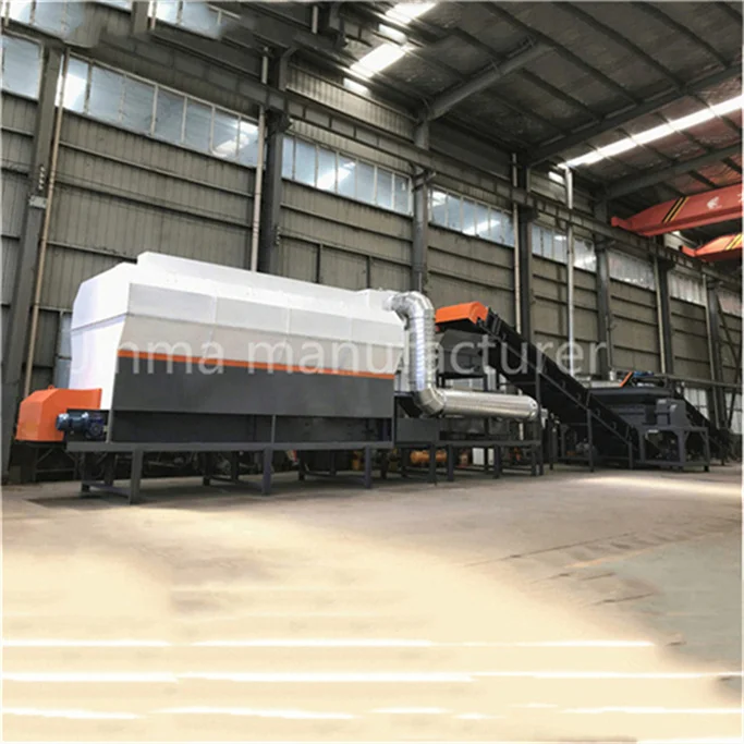 Барабанная машина для переработки отходов сортировочная