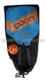Pickleball Paddle Set Includes Two Square Wood Paddles With One Pickleball