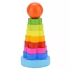 Torre arcobaleno di fiori