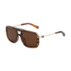 C6 Brun Tortue Rayures Marron Or Marron