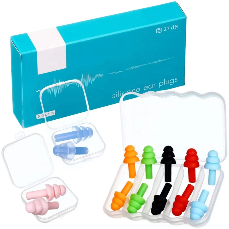Шнур, затычки для ушей, силиконовые, шумоподавляющие, звуконепроницаемые, индивидуальная Защита слуха, затычки для ушей для сна