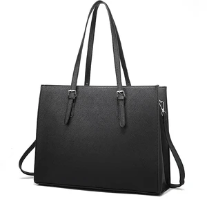 High Quality Custom Large Capacity Vintage Ladies Girl Bag PU Leather Lady Handbag Crossbody Shoulder Bag Women Laptop Tote Bag