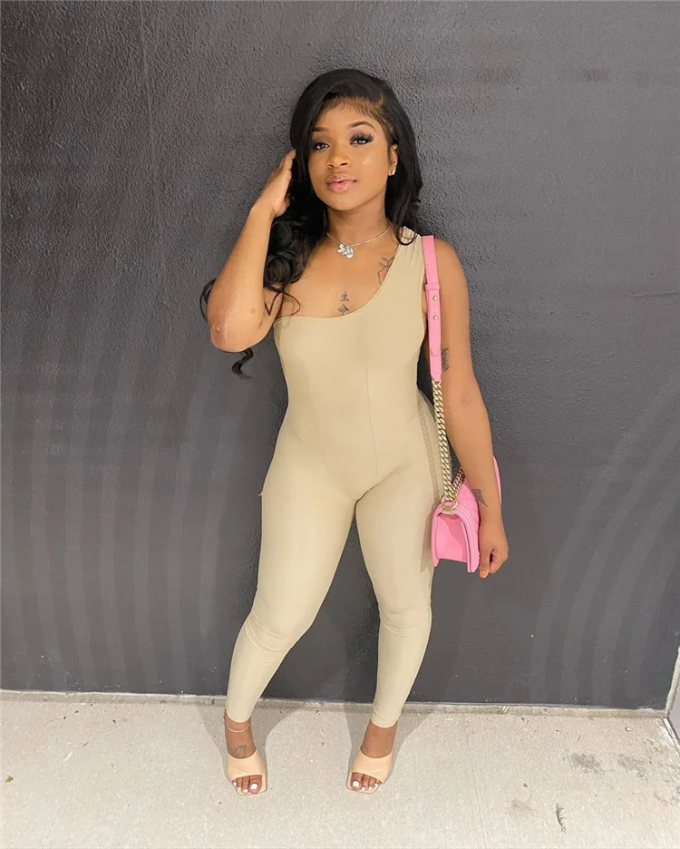 Summer Solid Custom Bodysuits For Women 
