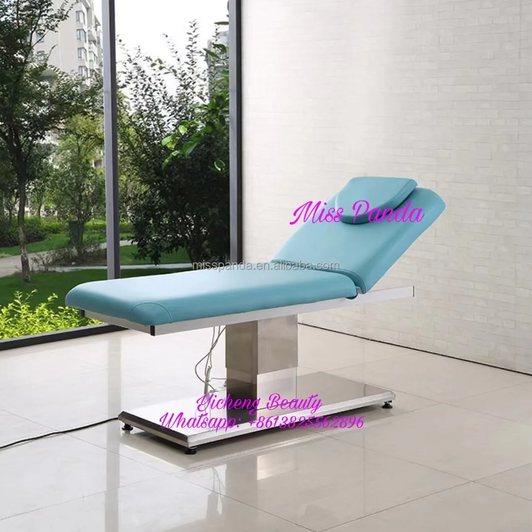Modern Luxury Multifunction Beauty Salon Spa Bed 2 Electric Motors Massage Chair Facial Eyelash