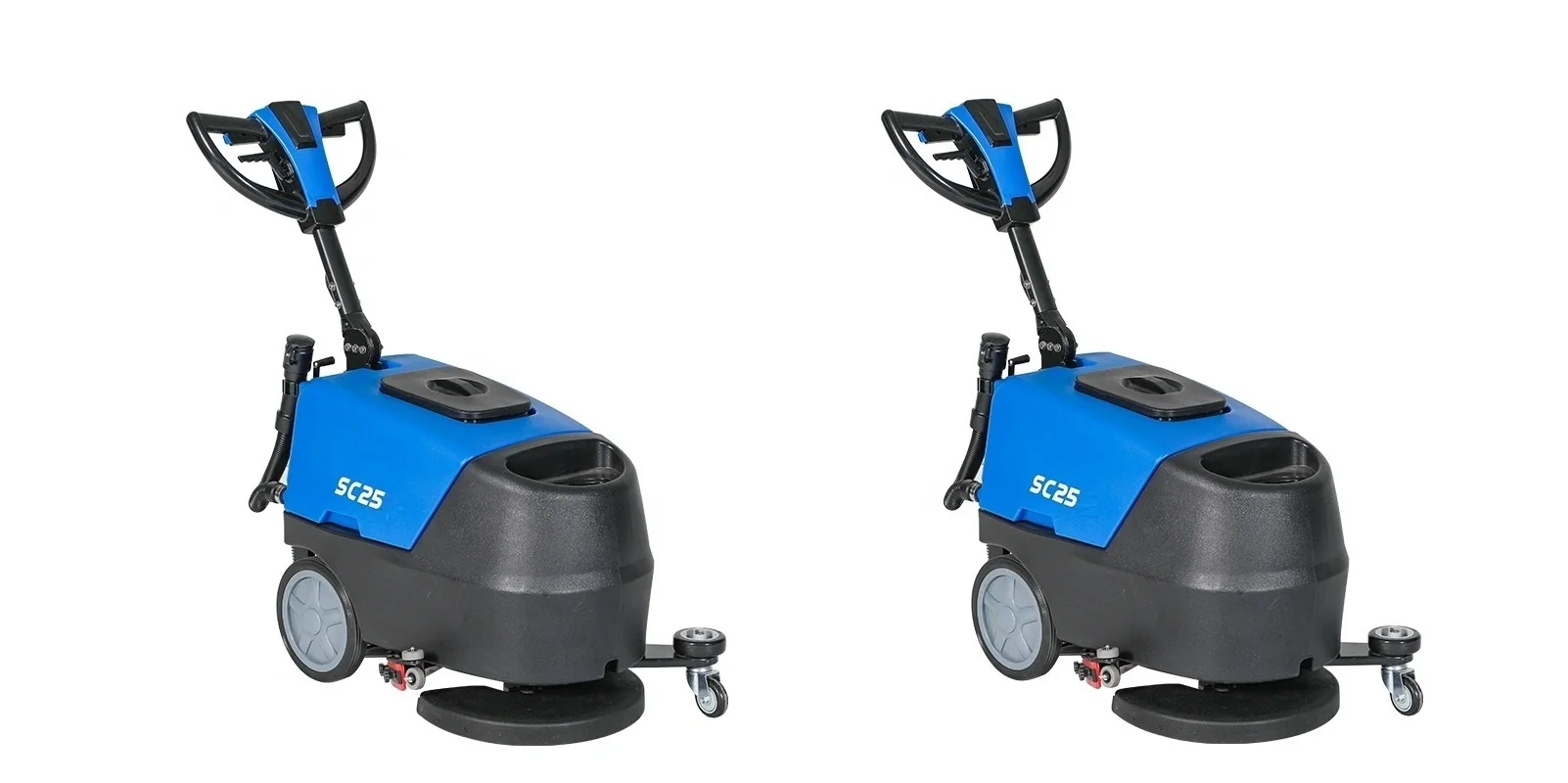SC25C Cordless Compact Battery Operating Walk Behind Floor Scrubber Cleaning Machine for School Gym Hotel Workshop