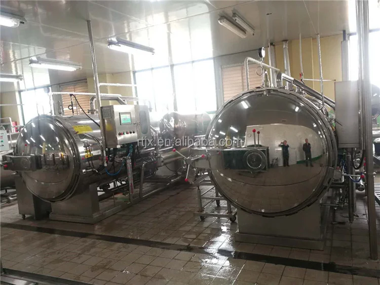 High Efficiency Industrial Food Sterilizer - Retort Machine