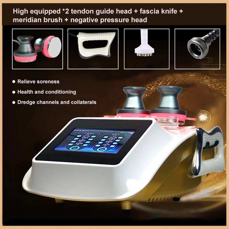 Multi-Zone Gua Sha Thermal Massage San Tong Master Meridian Therapy Device for Neck/Back Relief & Holistic Detox Salon Equipment