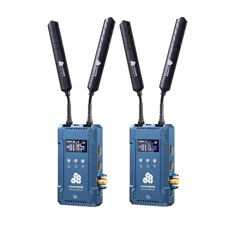 FORHOPE XM1000PRO 300m Wireless Transmission Receiver Kit Full Duplex Talkback SDI HD-MI Transmission System