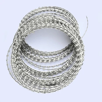 Galvanized Barbed Wire Fencing Security Barbed Iron Wire Anti Climb Razor Barbed Wire For Fence and Construction