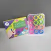 12pcs/set colror box with plastic box