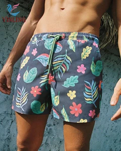 Men's Fashion Board Shorts Quick Dry Bathing Suit With New Design for Swimming Trunks