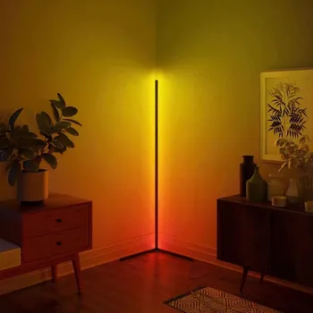 RGB Smart Light Dream Floor Lamp with Music Sync Modern 16 Million Color Changing Standing Mood Light with APP & Remote Control