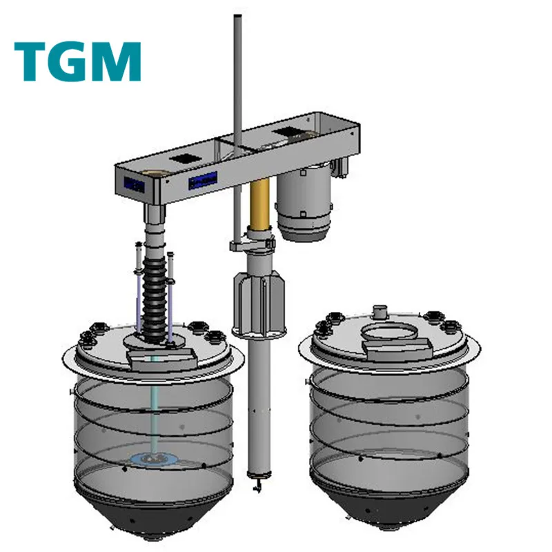 3000L-5000L high speed platform disperser mixer for dispersing ink paint coating