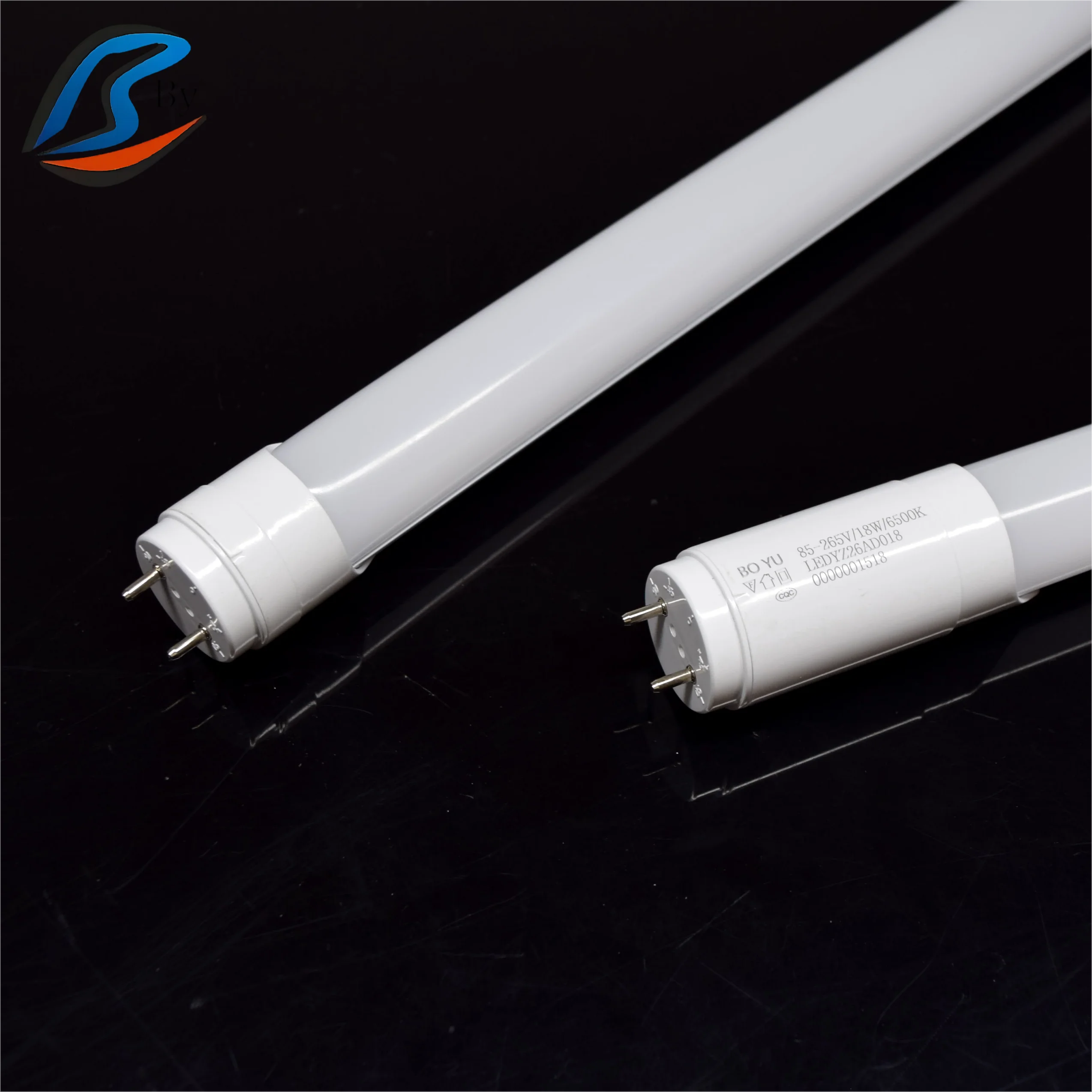 LED Tube Light T8 Round Linear Aluminum Plastic Lamp 18W  4FT Fluorescent Replace CE RoHS EMC, LTL-T8AP