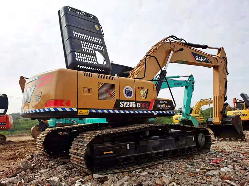 EPA Sy235c Used Long Reach Excavator Dredging Digging Long Reach Boom Excavator