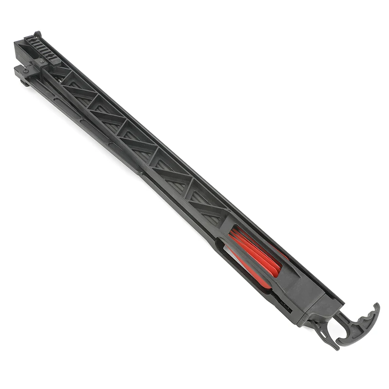 Powerful Compound Recurve Bow Metal Shooting Catapult Six Continuous Fire Arrow for Outdoor Hunting