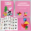 Tangram rosa fattoria + blocchi ABS