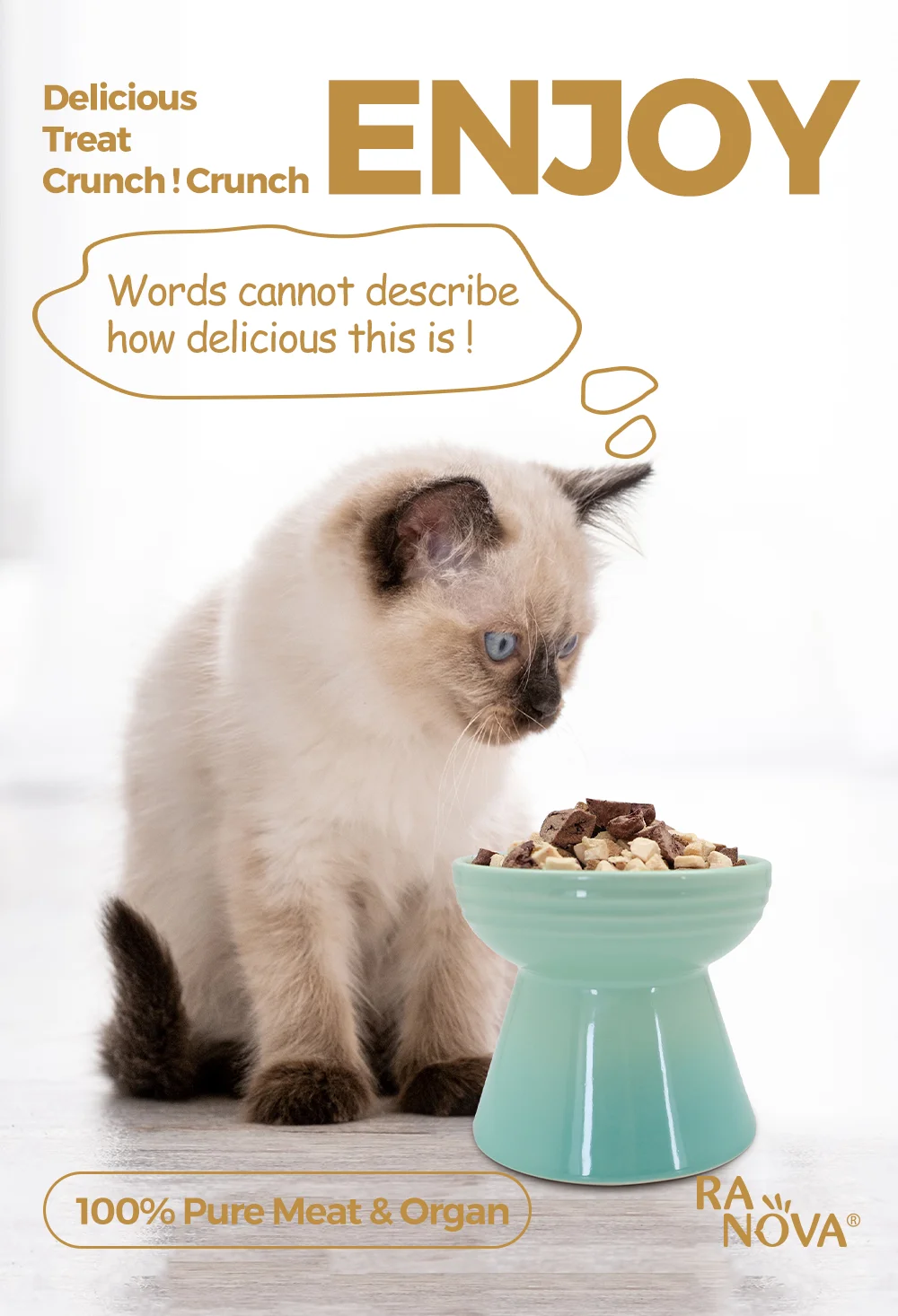 Ranova Oem Import Enjoy Feed Dog Cat Food Treat Supplier Rabbit Snack