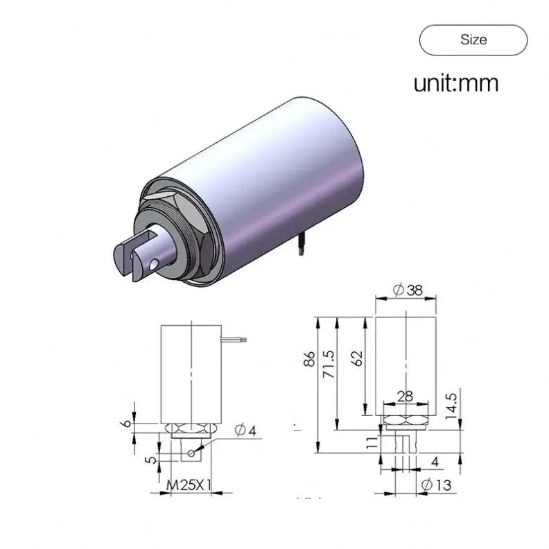 Dc 9v 12v 24v Micro Mini Tubular Solenoids Stroke Push Pull Type 15mm 20mm Linear Solenoid