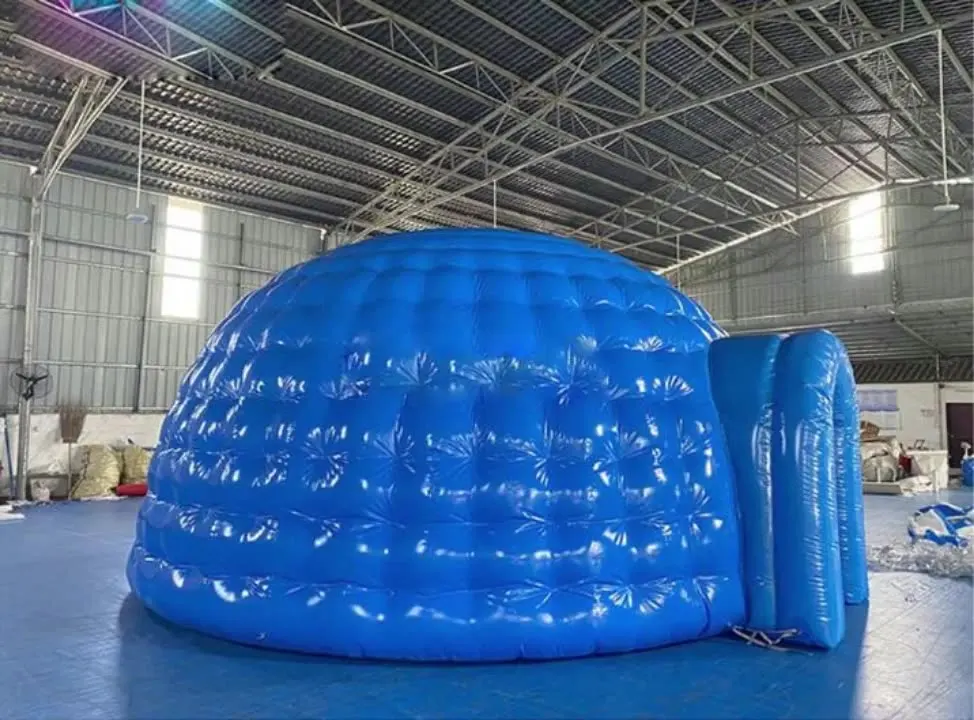 Blue Inflatable Tent Rental Small Inflatable Igloo For Kids Party