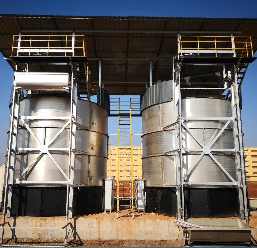 Langlebiger Organischer Dnger-Fermentationstank Fermentationsturm  Hhnermist-Kompostiermaschine