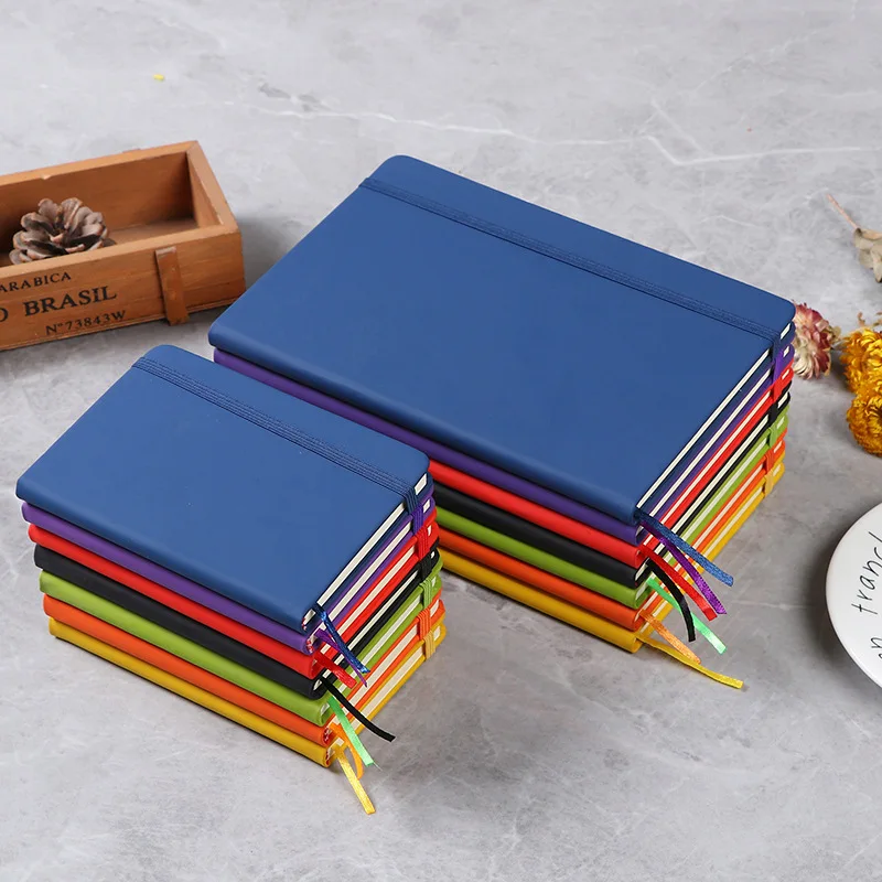 Custom Logo A5 A6 Notebook Personalized Printed PU Leather Journal Portable Business Promotional Gifts preview 3
