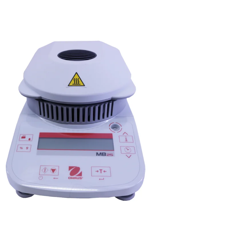 Ohaus Mb25 Grain Halogen Moisture Analyzer 0.005g Readability 110g Capacity Moisture Meter