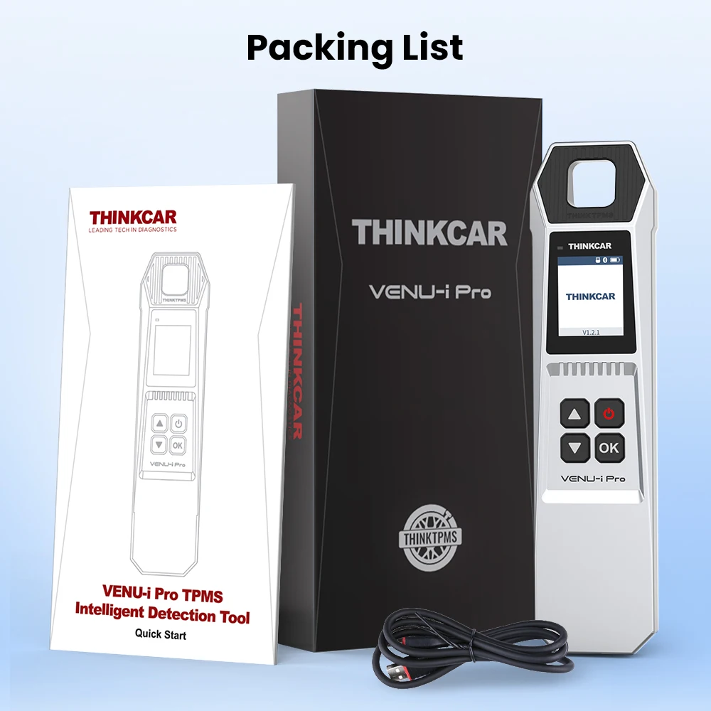 Narzędzia do kontroli ciśnienia w oponach Thinkcar VENU IPRO z 2025 r. System TPMS, czytnik kodów samochodowych, narzędzia do programowania czujników, współpracujące z 689BT VO7S