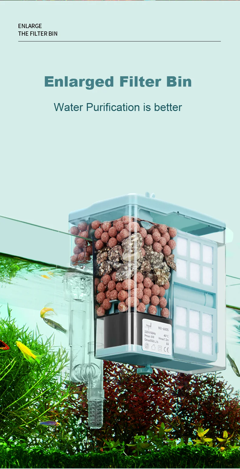 Nepall Circulating Water Purification Fish Tank Filter External Hanging ...